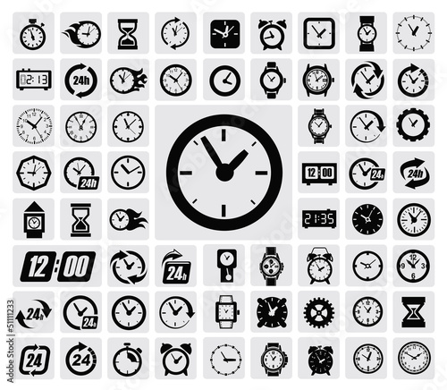 Vector: clocks icon clocks icon