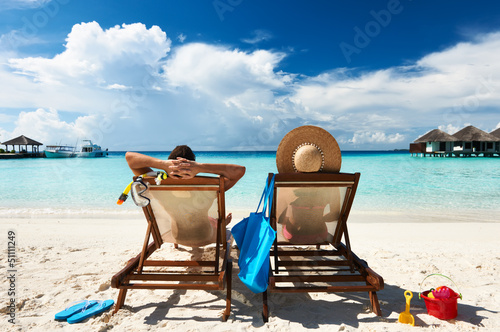 Photo: Couple on a beach Couple on a beach