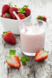 Erdbeermilch