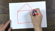 Video: drawing a house drawing a house