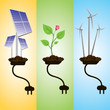 renewable energy concept stock vector