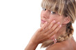 Blond woman