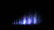 Video: moving blue Northern Lights with black screen moving blue Northern Lights with black screen