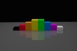 coloured cubes