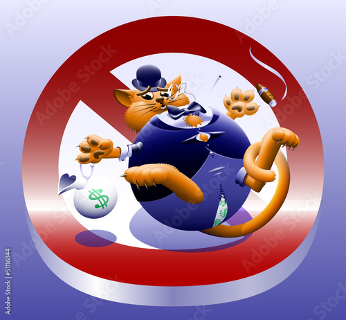 Vector: No Fat Cats No Fat Cats