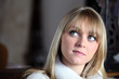 Portrait of a pensive woman