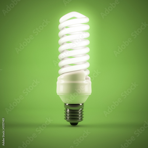 Illustration: Compact Fluorescent lamp Compact Fluorescent lamp