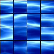 Foto: Blue waves in frames Blue waves in frames