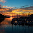 Photo: harbour and the yachts at sunset harbour and the yachts at sunset