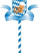 Schild für Biergarten
