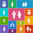 Family and friends icons