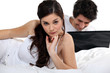 Couple in bed