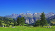 Dolomites mountains panorama.