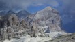 Dolomites mountains panorama.