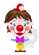 Illustration: Funny clown Funny clown