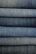 It is a close up of jeans's pile.