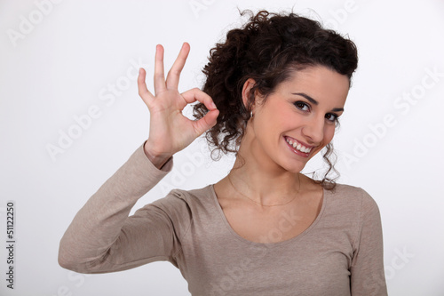 Photo: girl in high spirits girl in high spirits