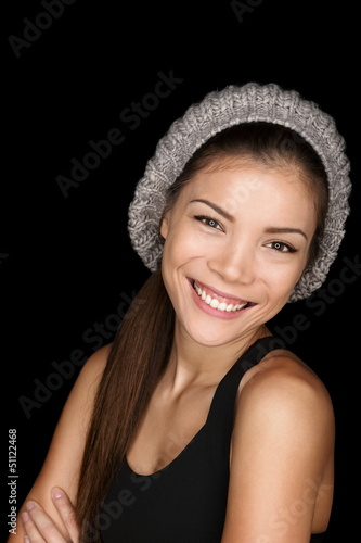 Photo: Asian woman modern hipster portrait Asian woman modern hipster portrait
