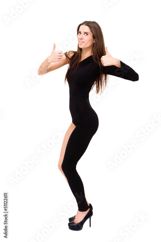 Photo: modern style dancer posing modern style dancer posing
