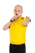 Photo: Portrait of a referee. Portrait of a referee.