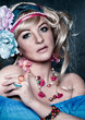 flower power portrait of a girl / flower&jeans 01_2
