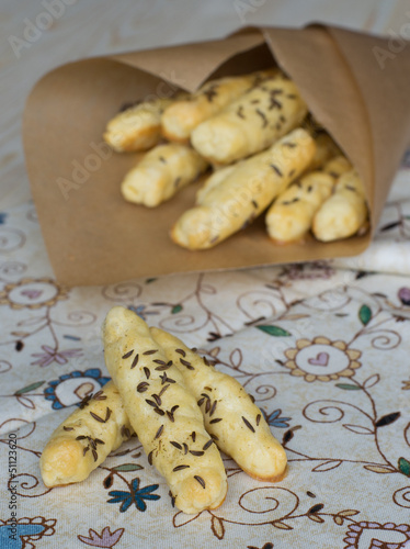 Photo: Breadsticks with caraway Breadsticks with caraway