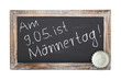 Schultafel - Männertag 2013