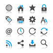 Web icons - reflection theme