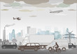 Stau und Smog