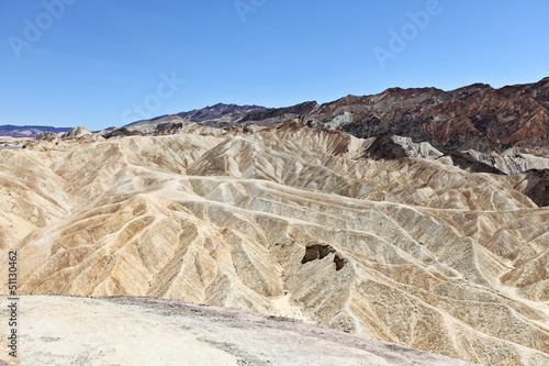Photo: Death Valley Zabriskie Point landscape Death Valley Zabriskie Point landscape