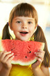 Girl with watermelon