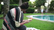 Video: Woman preparing fruit for her husband and son, steadicam shot Woman preparing fruit for her husband and son, steadicam shot