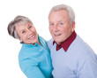 Portrait Of Senior Couple Dancing