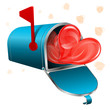 Vektor: Love Letter Concept Love Letter Concept