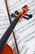 Violin And Musical Notes