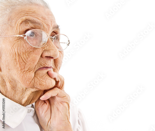 Photo: old lady;s portrait old lady;s portrait