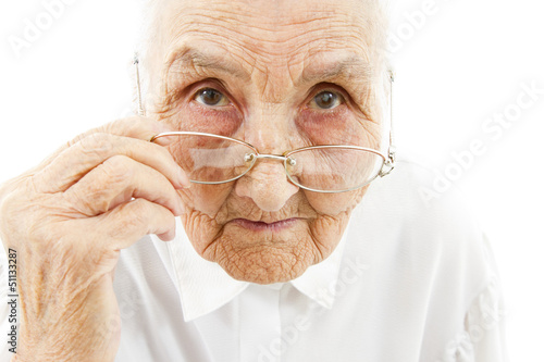 Photo: grandmother with glasses grandmother with glasses