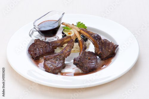 Photo: mutton steak mutton steak