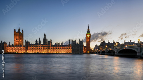 Photo: Night Time at Westminster Bridge Night Time at Westminster Bridge