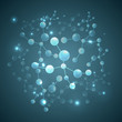 molecular structure; abstract background