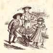Enfants au jardin
