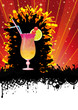 Vektor: Summer City Party Orange Sun Summer City Party Orange Sun