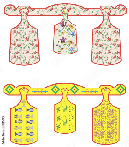 Vector: Set of Chopping boards Set of Chopping boards