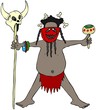 Cannibal headhunter