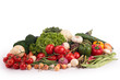 isolated heap of vegetables