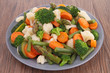 plate of vegetables