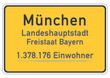 München 1.378.176 Einwohner (Stand: 2011)