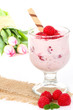 Lecker Himbeerquark