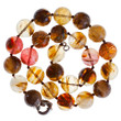 woman chalcedony stone necklace
