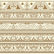 Arabic seamless borders